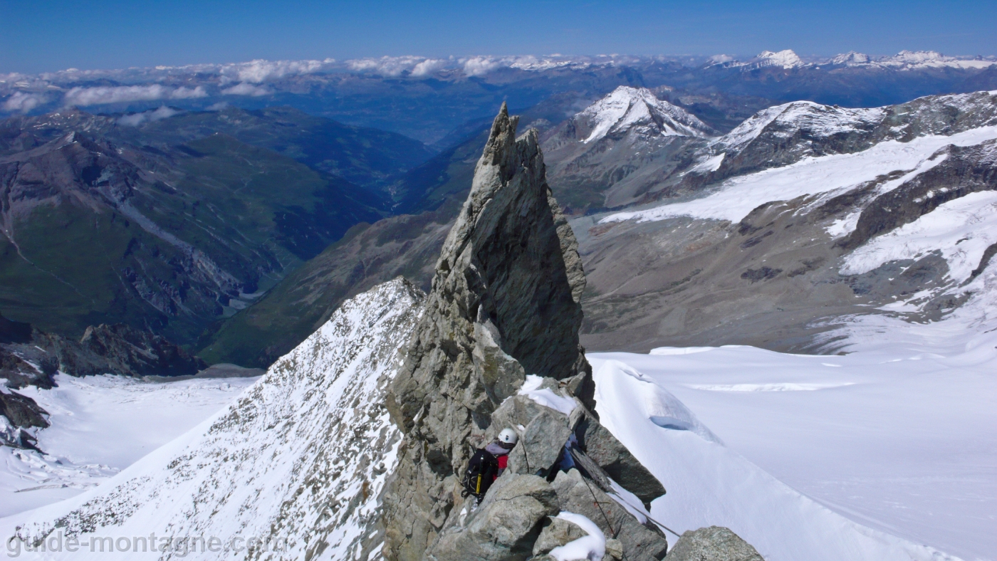 Arete nord du Zinalrothorn le rasoir